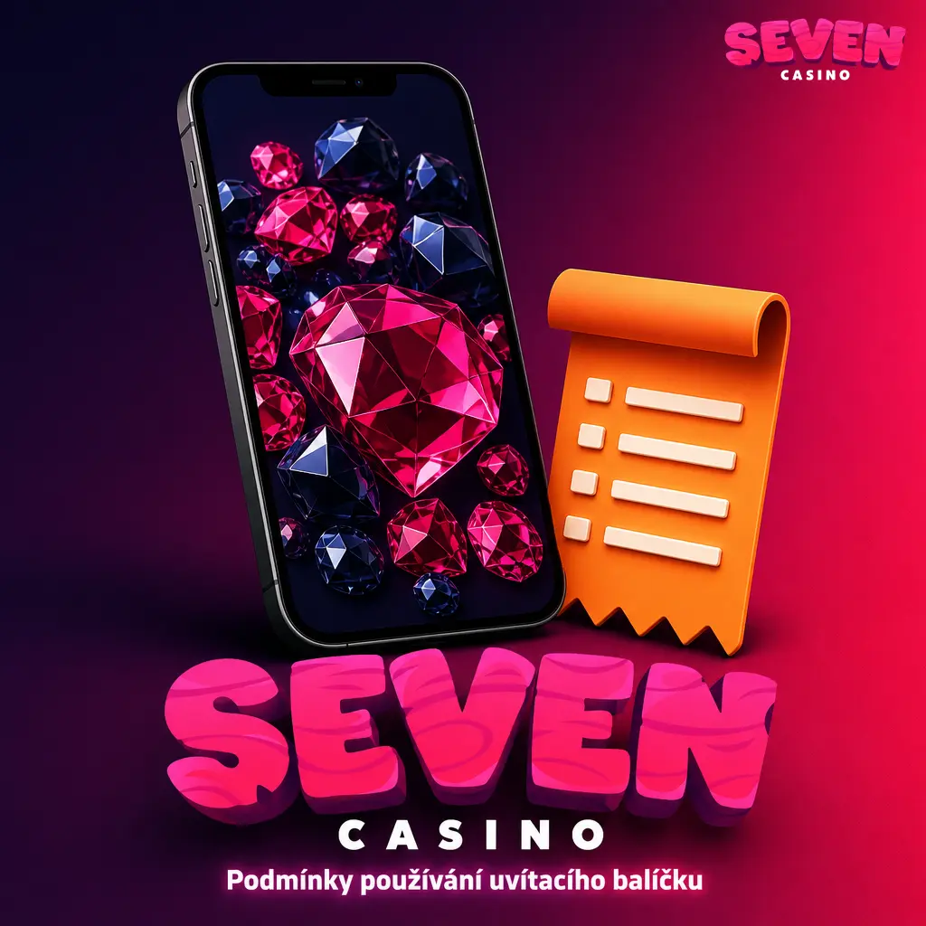 Podmínky používání uvítacího balíčku a pravidla bonusů Seven Casino.