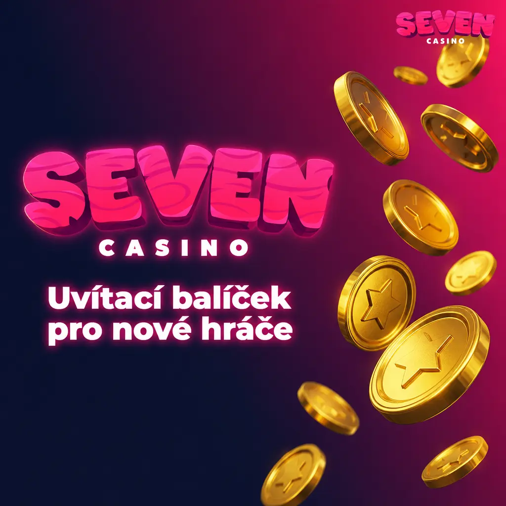 Uvítací balíček Seven casino pro nové hráče s bonusem až 7500 EUR za první čtyři vklady.