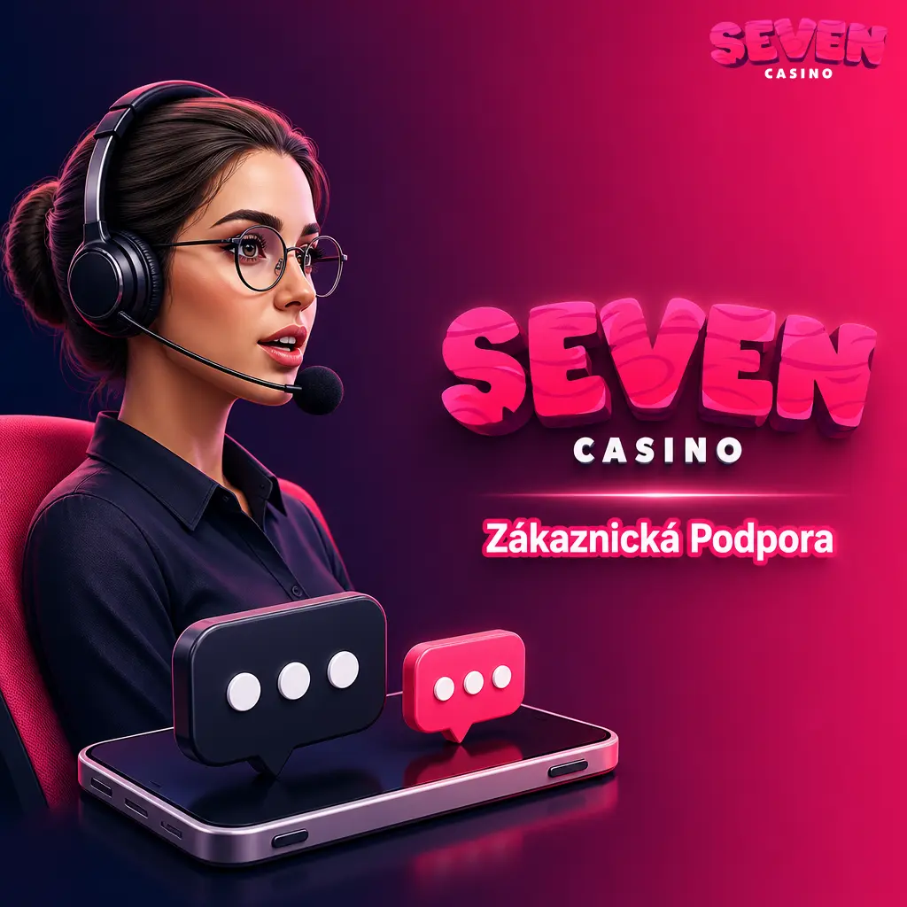 Zákaznická podpora Seven Casino dostupná 24/7 přes živý chat, e-mail a FAQ.