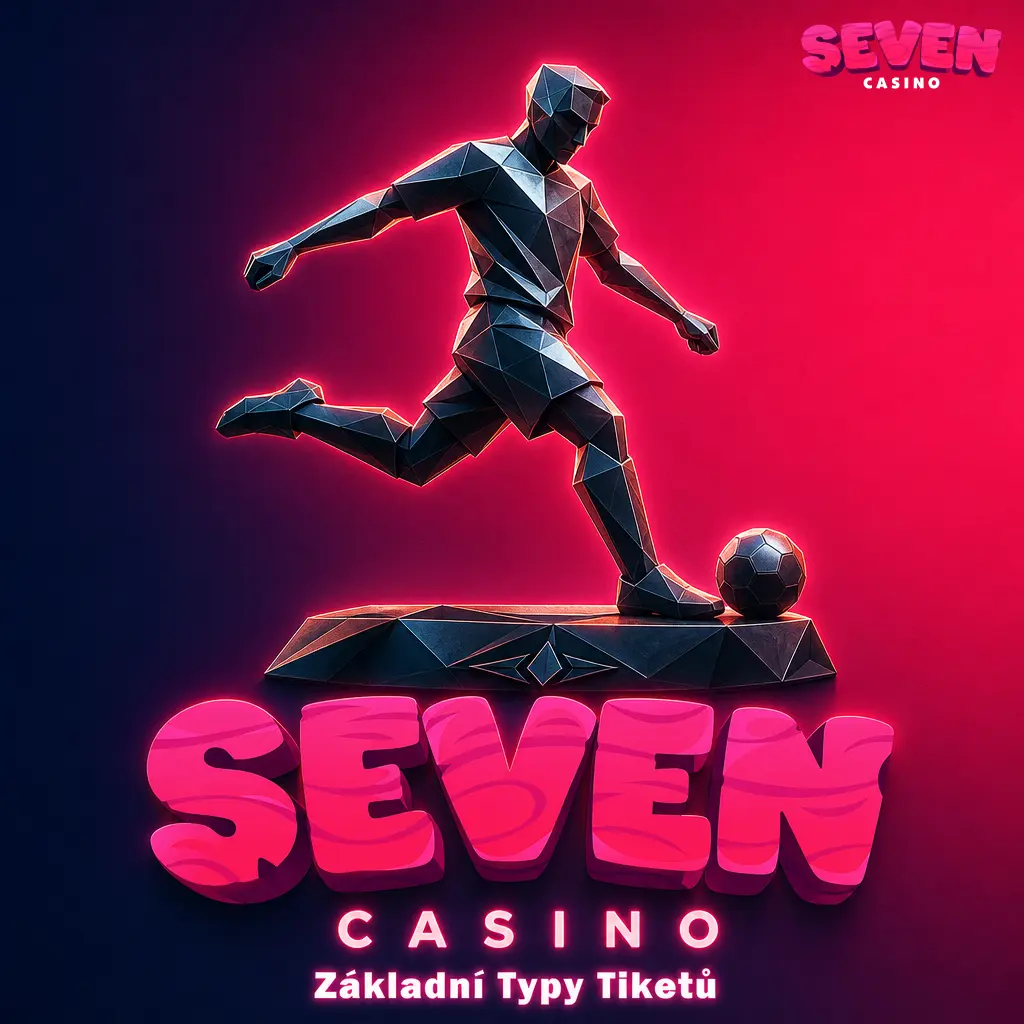 Přehled základních typů tiketů v Seven casino: sólo sázka, akumulátor a systémová sázka.